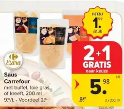 Carrefour Saus Carrefour aanbieding