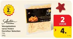 Carrefour Voorgebakken verse frieten Carrefour Selection aanbieding