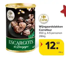 Carrefour Wijngaardslakken Carrefour aanbieding