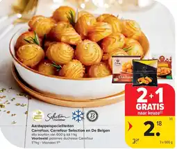Carrefour Aardappelspecialiteiten Carrefour, Carrefour Selection en De Belgen aanbieding