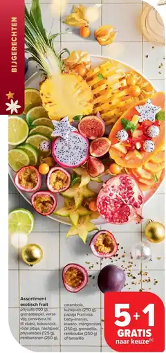 Carrefour Assortiment exotisch fruit aanbieding