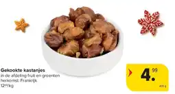 Carrefour Gekookte kastanjes aanbieding