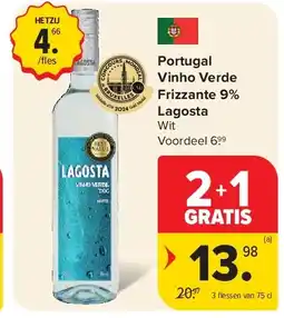 Carrefour Portugal Vinho Verde Frizzante 9% Lagosta aanbieding