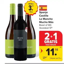 Carrefour Spanje Castilla La Mancha Mucho Más aanbieding