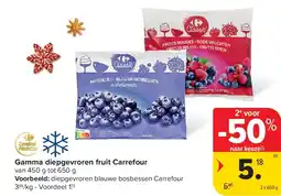 Carrefour Gamma diepgevroren fruit Carrefour aanbieding