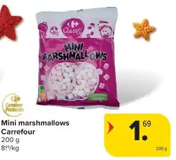 Carrefour Mini marshmallows Carrefour aanbieding