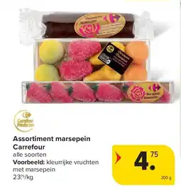Carrefour Assortiment marsepein Carrefour aanbieding
