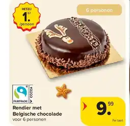 Carrefour Rendier met Belgische chocolade aanbieding