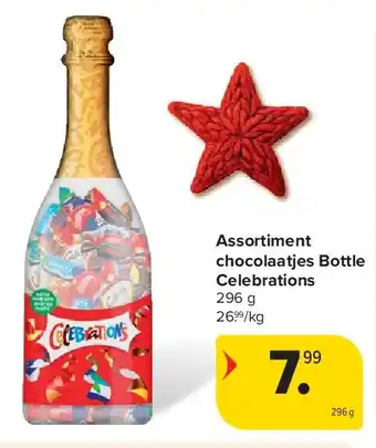 Carrefour Assortiment chocolaatjes Bottle Celebrations aanbieding