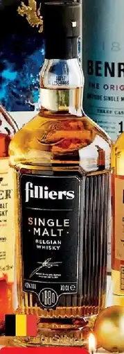 Carrefour Single Malt whisky Filliers aanbieding