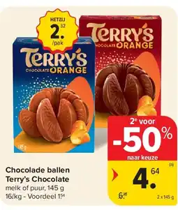 Carrefour Chocolade ballen Terry’s Chocolate aanbieding