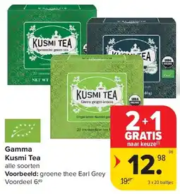 Carrefour Gamma Kusmi Tea aanbieding