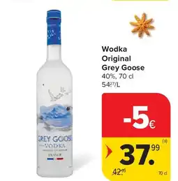 Carrefour Wodka Original Grey Goose aanbieding