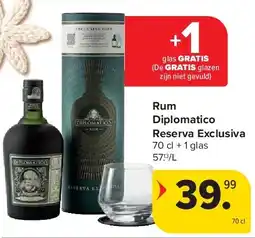 Carrefour Rum Diplomatico Reserva Exclusiva aanbieding
