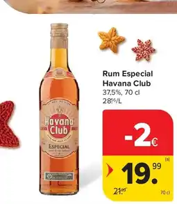 Carrefour Rum Especial Havana Club aanbieding