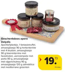 Carrefour Geschenkdoos apero Delydis aanbieding