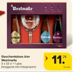 Carrefour Geschenkdoos bier Westmalle aanbieding