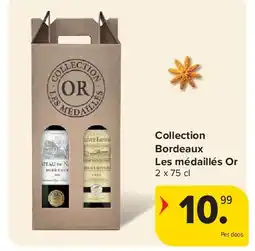 Carrefour Collection Bordeaux Les médaillés Or aanbieding