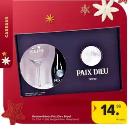 Carrefour Geschenkdoos Paix Dieu Tripel aanbieding