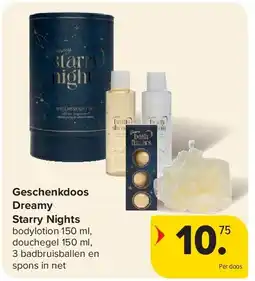 Carrefour Geschenkdoos Dreamy Starry Nights aanbieding