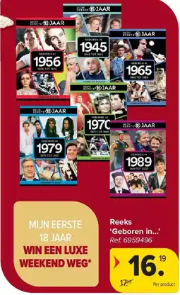Carrefour Reeks ‘Geboren in...’ aanbieding