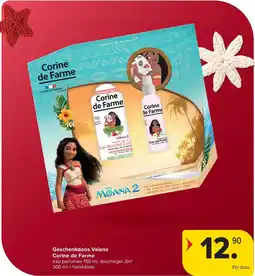 Carrefour Geschenkdoos Vaiana Corine de Farme aanbieding