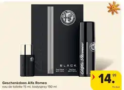 Carrefour Geschenkdoos Alfa Romeo aanbieding