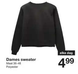 Zeeman Dames sweater aanbieding
