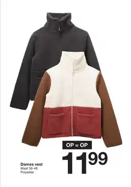 Zeeman Dames vest aanbieding