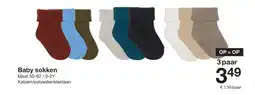 Zeeman Baby sokken aanbieding