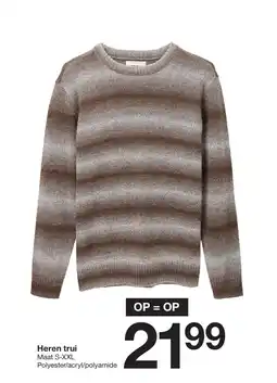 Zeeman Heren trui aanbieding