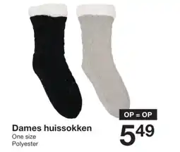 Zeeman Dames huissokken aanbieding