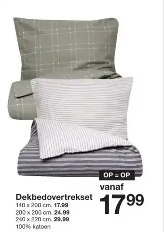 Zeeman Dekbedovertrekset aanbieding