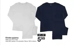 Zeeman Kinder pyjama aanbieding