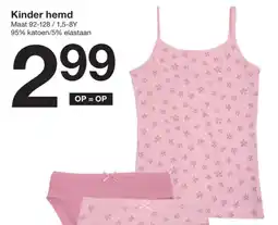 Zeeman Kinder hemd aanbieding