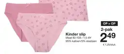 Zeeman Kinder slip aanbieding