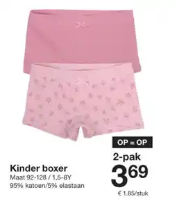 Zeeman Kinder boxer aanbieding