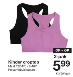 Zeeman Kinder croptop aanbieding
