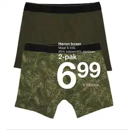 Zeeman Heren boxer aanbieding