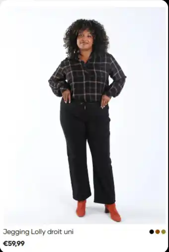 Paprika Jegging Lolly droit uni aanbieding