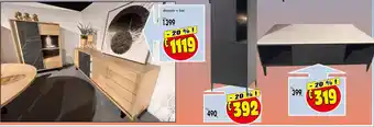 Budget Meubelen Dressoir + bar aanbieding