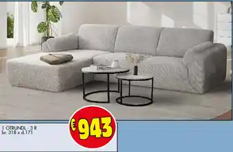 Budget Meubelen 1 OTRUNDL 3R br 318 x d 171 aanbieding