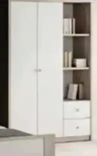 Budget Meubelen 2-deurs kleerkast met open ruimte aanbieding