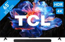 Coolblue TCL 65 Led P61K 4K (2025) + TCL S45H 2.0 Soundbar aanbieding