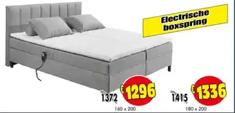 Budget Meubelen Electrische boxspring aanbieding