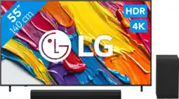 Coolblue LG 55 QNED82 4K (2025) + LG DS40T aanbieding