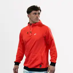 Decathlon Technische padelhoodie voor heren Pro rood aanbieding