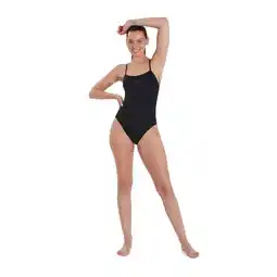 Decathlon Speedo Womens Eco Endurance+ Thinstrap Black aanbieding