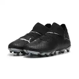 Decathlon FUTURE 7 PRO FG/AG voetbalschoenen voor jongeren PUMA Black Silver Metallic aanbieding