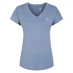 Decathlon Dames Vigilant Actief TShirt (Regenachtig Blauw) aanbieding